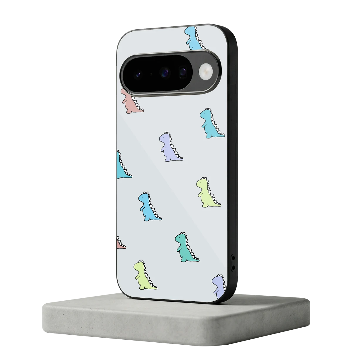 Dino google pixel 10 mobile cover | shockproof glass phone case