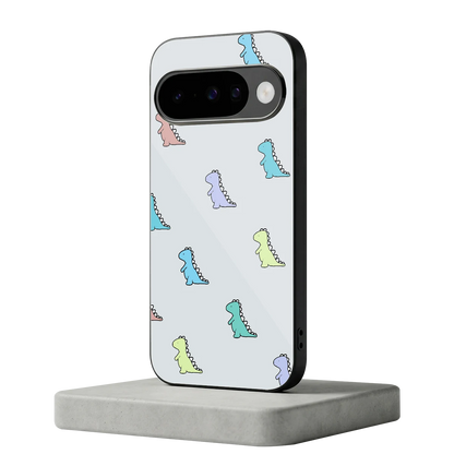 Dino google pixel 10 mobile cover | shockproof glass phone case