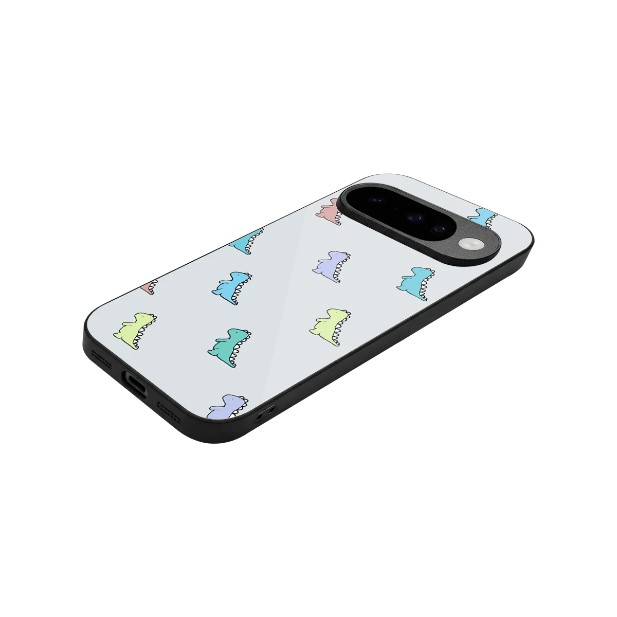 Dino stylish phone case for google pixel 10 | glossy glass and slim fit