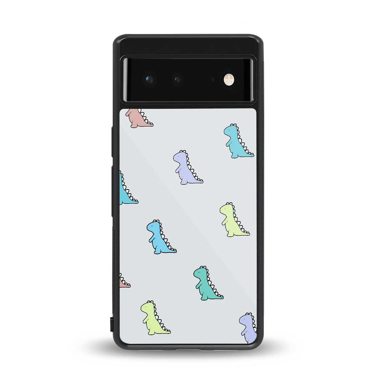 Dino back phone cover | glass case for google pixel 6