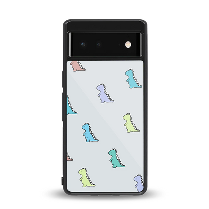 Dino back phone cover | glass case for google pixel 6