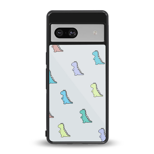 Dino back phone cover | glass case for google pixel 7a