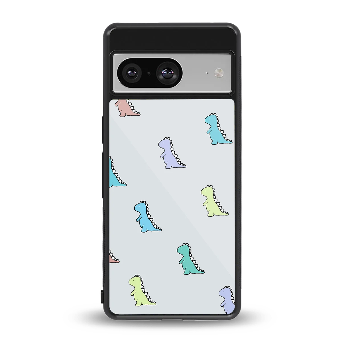 Dino back phone cover | glass case for google pixel 8