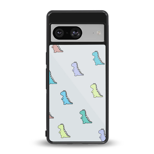 Dino back phone cover | glass case for google pixel 8