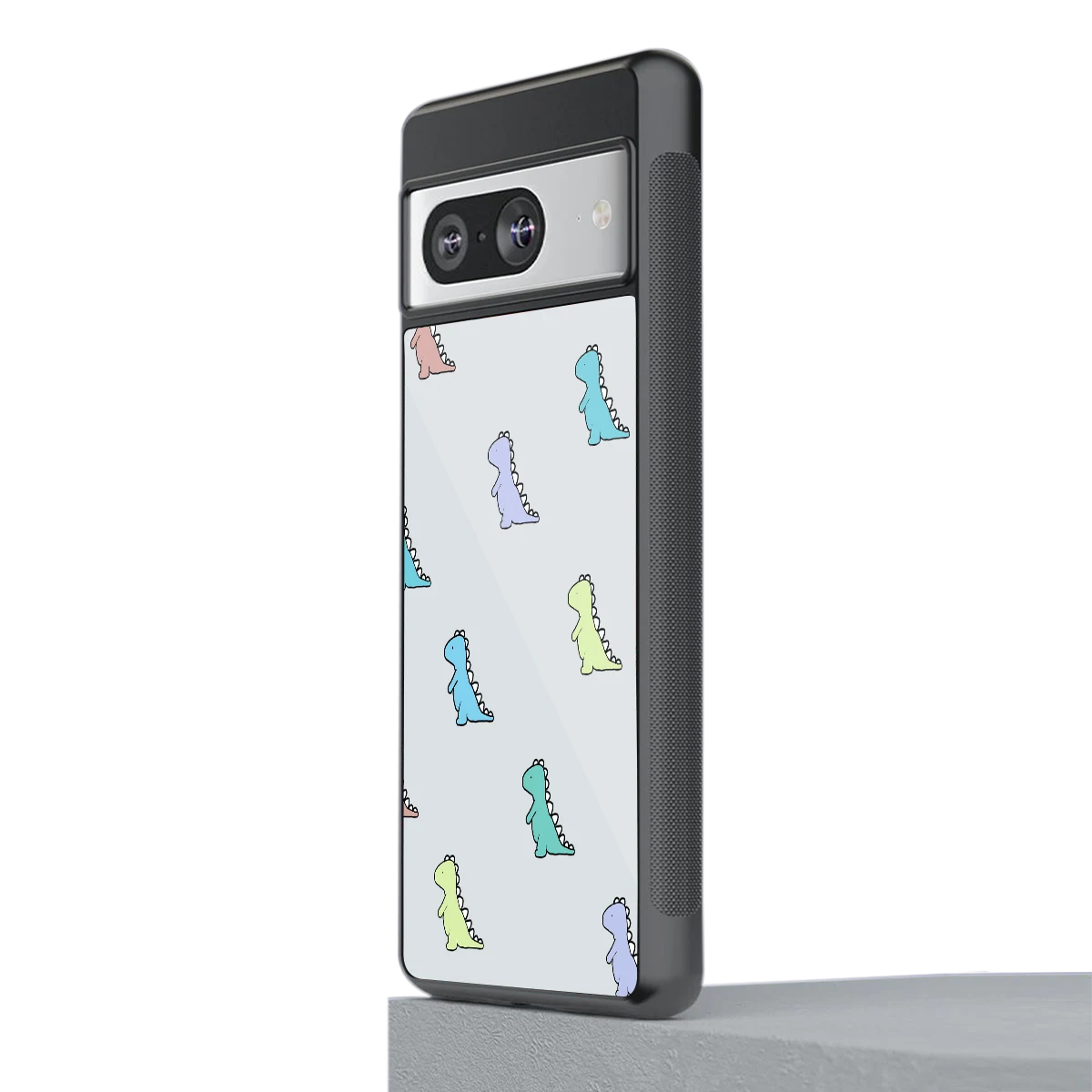 Dino stylish phone case for google pixel 8 | glossy glass and slim fit