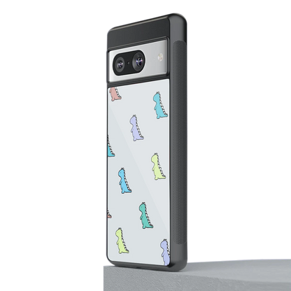 Dino stylish phone case for google pixel 8 | glossy glass and slim fit