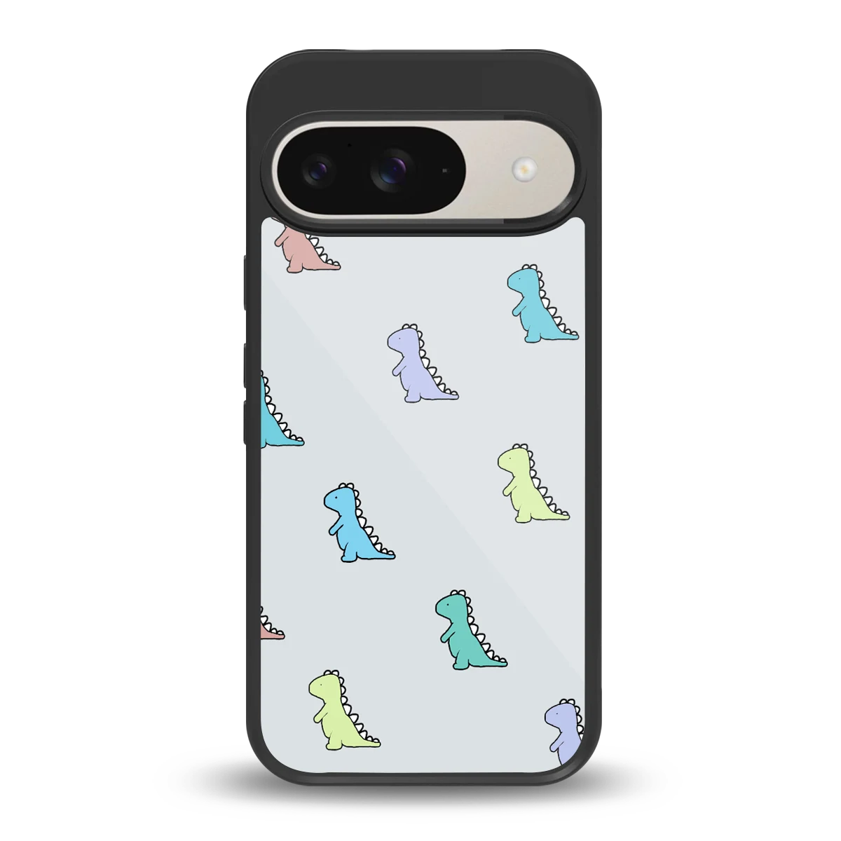 Dino back phone cover | glass case for google pixel 9