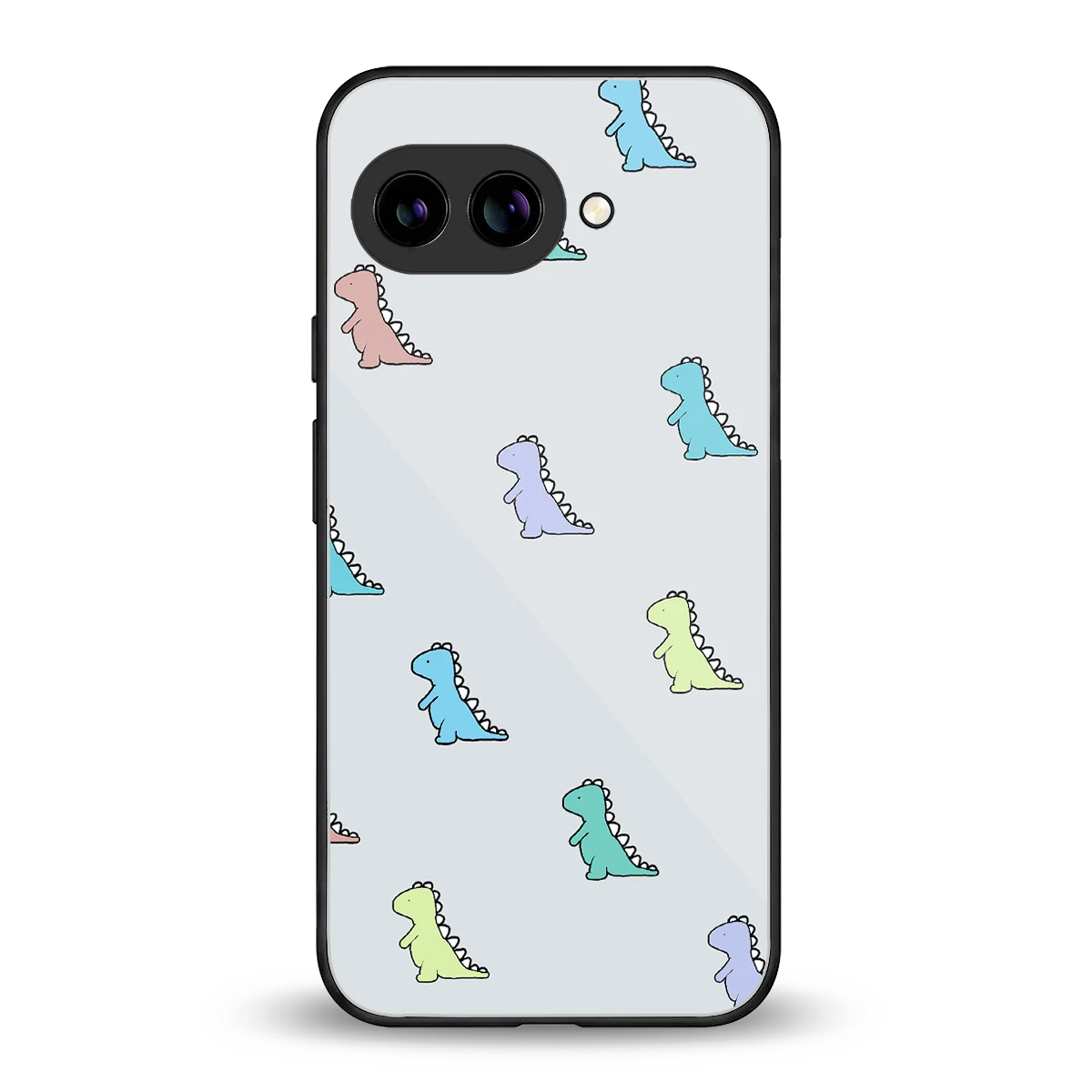 Dino back phone cover | glass case for google pixel 10a