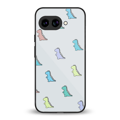Dino back phone cover | glass case for google pixel 10a