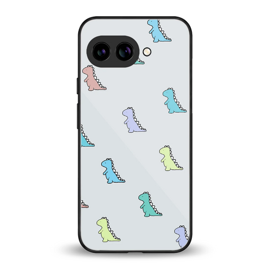 Dino back phone cover | glass case for google pixel 10a