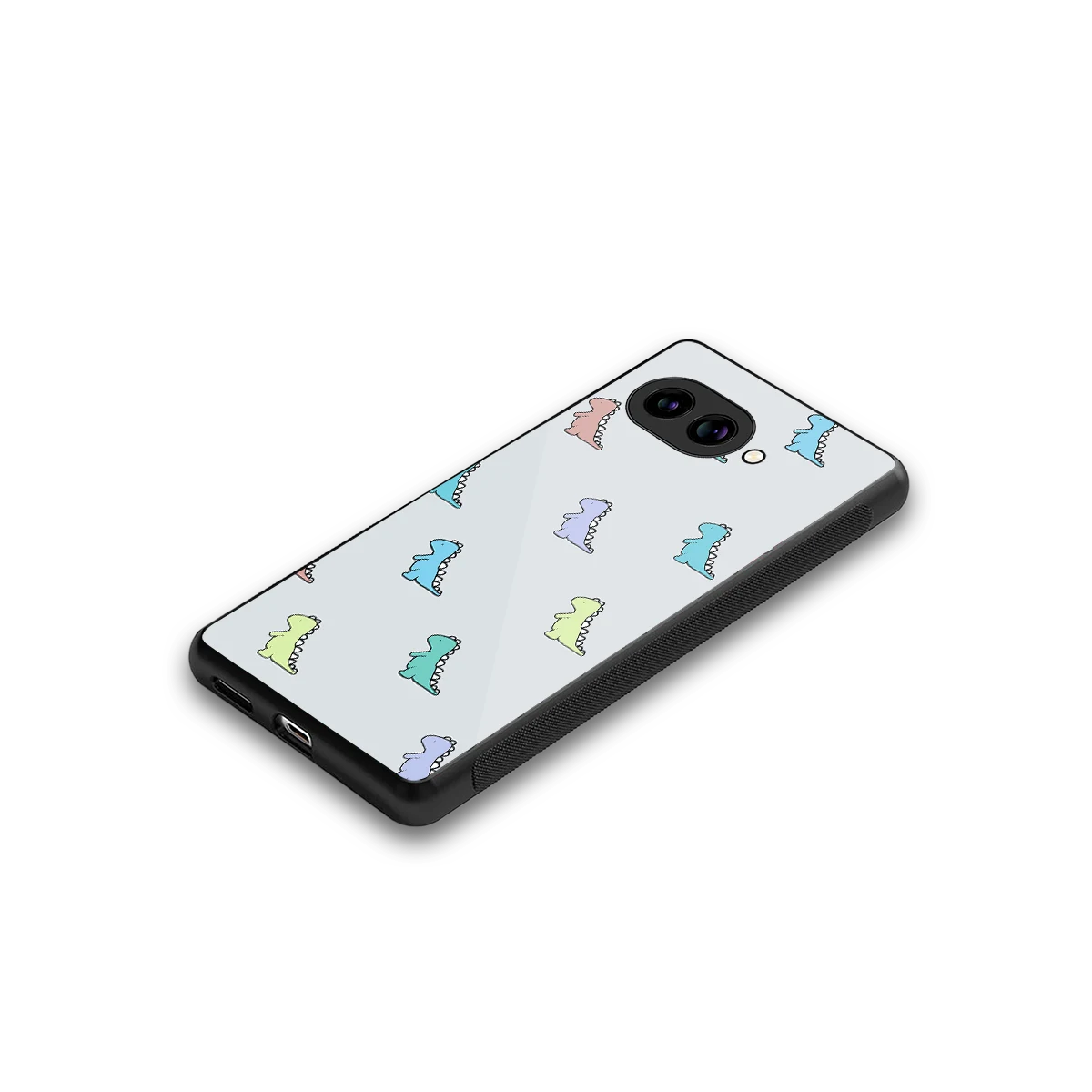 Dino stylish phone case for google pixel 10a | glossy glass and slim fit