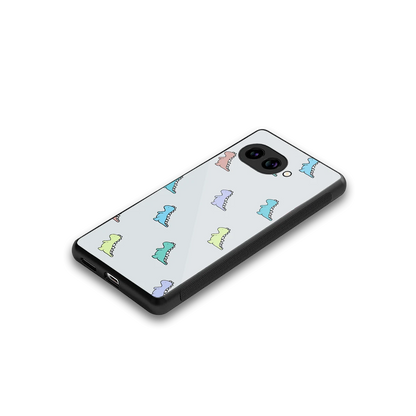 Dino stylish phone case for google pixel 10a | glossy glass and slim fit