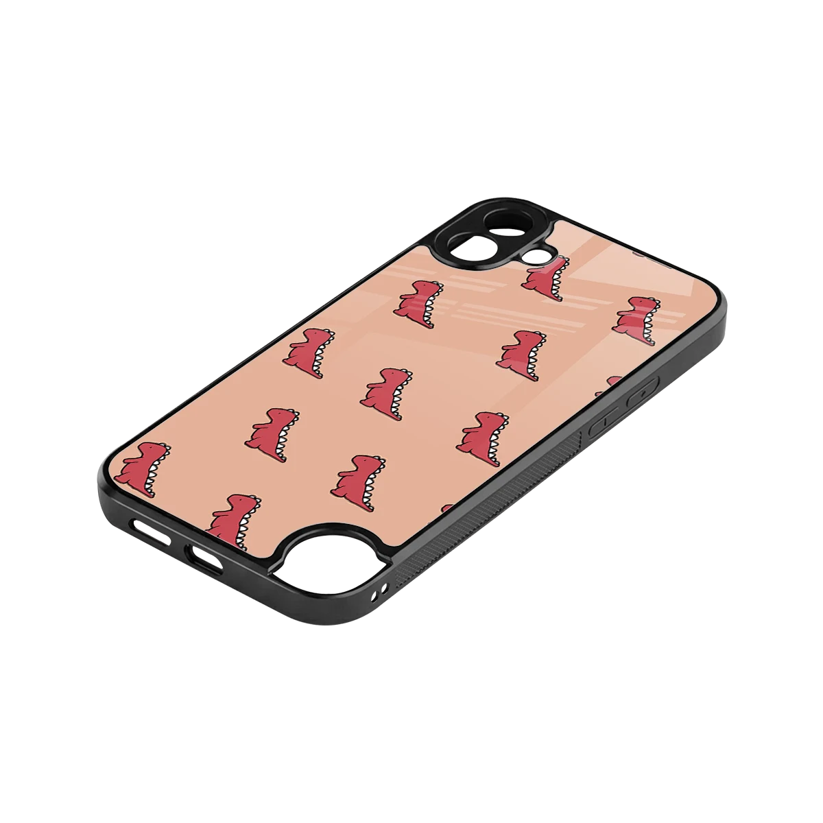 Dino Red stylish phone case for cmf nothing phone 1 | glossy glass and slim fit
