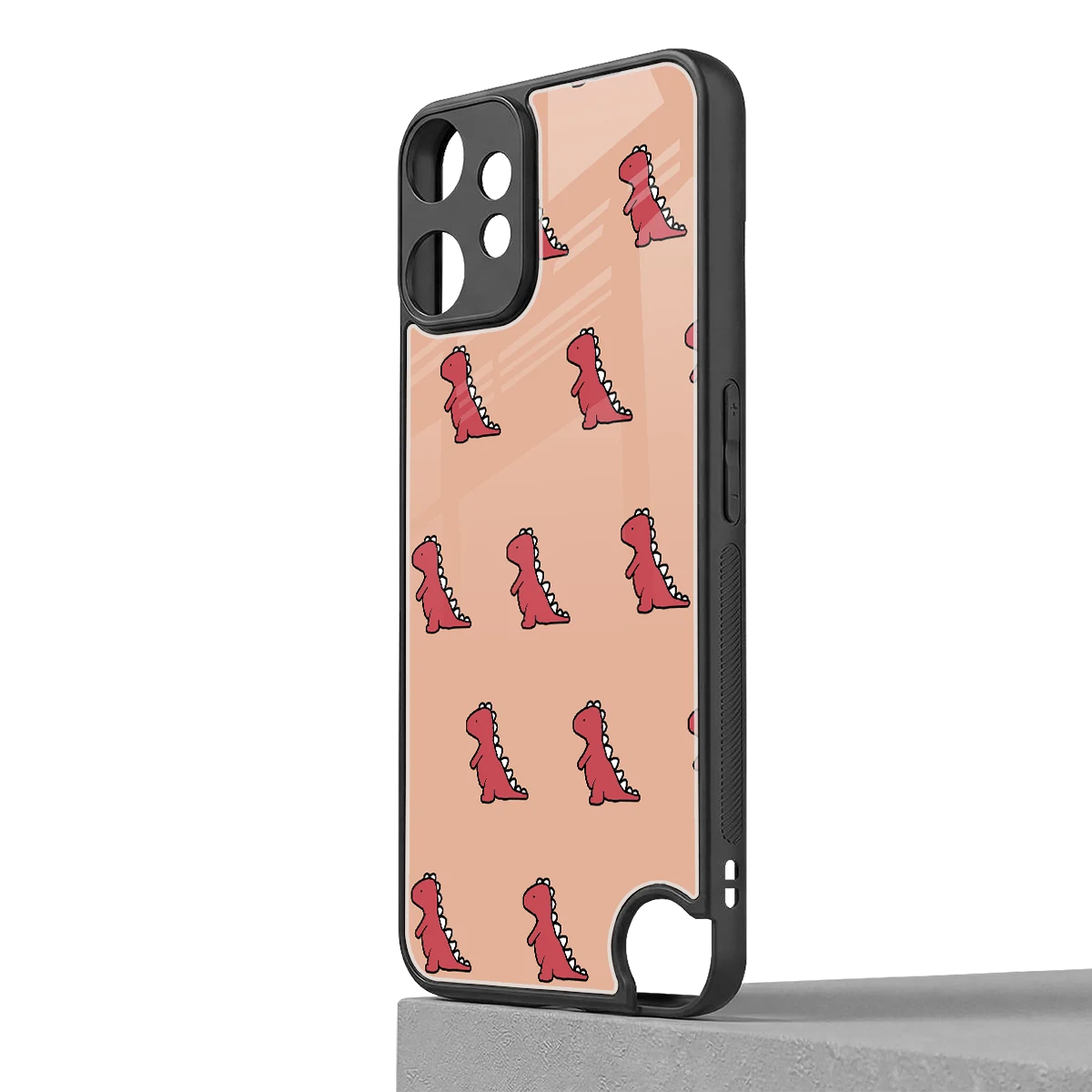 Dino Red cmf nothing phone 2 pro mobile cover | shockproof glass phone case