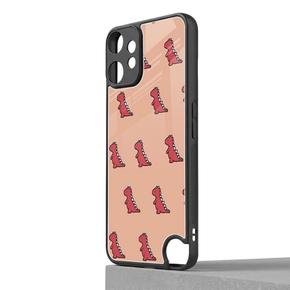 Dino Red cmf nothing phone 2 pro mobile cover | shockproof glass phone case