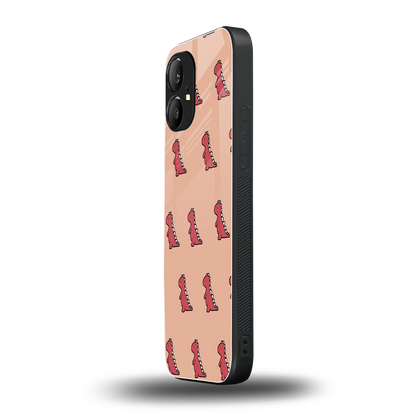 Dino Red nothing phone 1 mobile cover | shockproof glass phone case