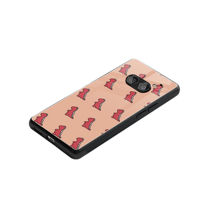 Dino Red stylish phone case for nothing phone 2a plus | glossy glass and slim fit