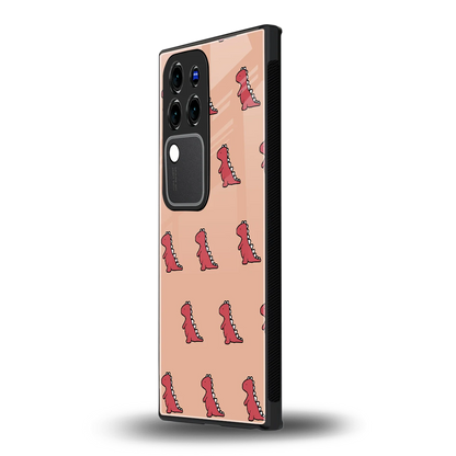 Dino Redvivo v30 pro mobile cover | shockproof glass phone case
