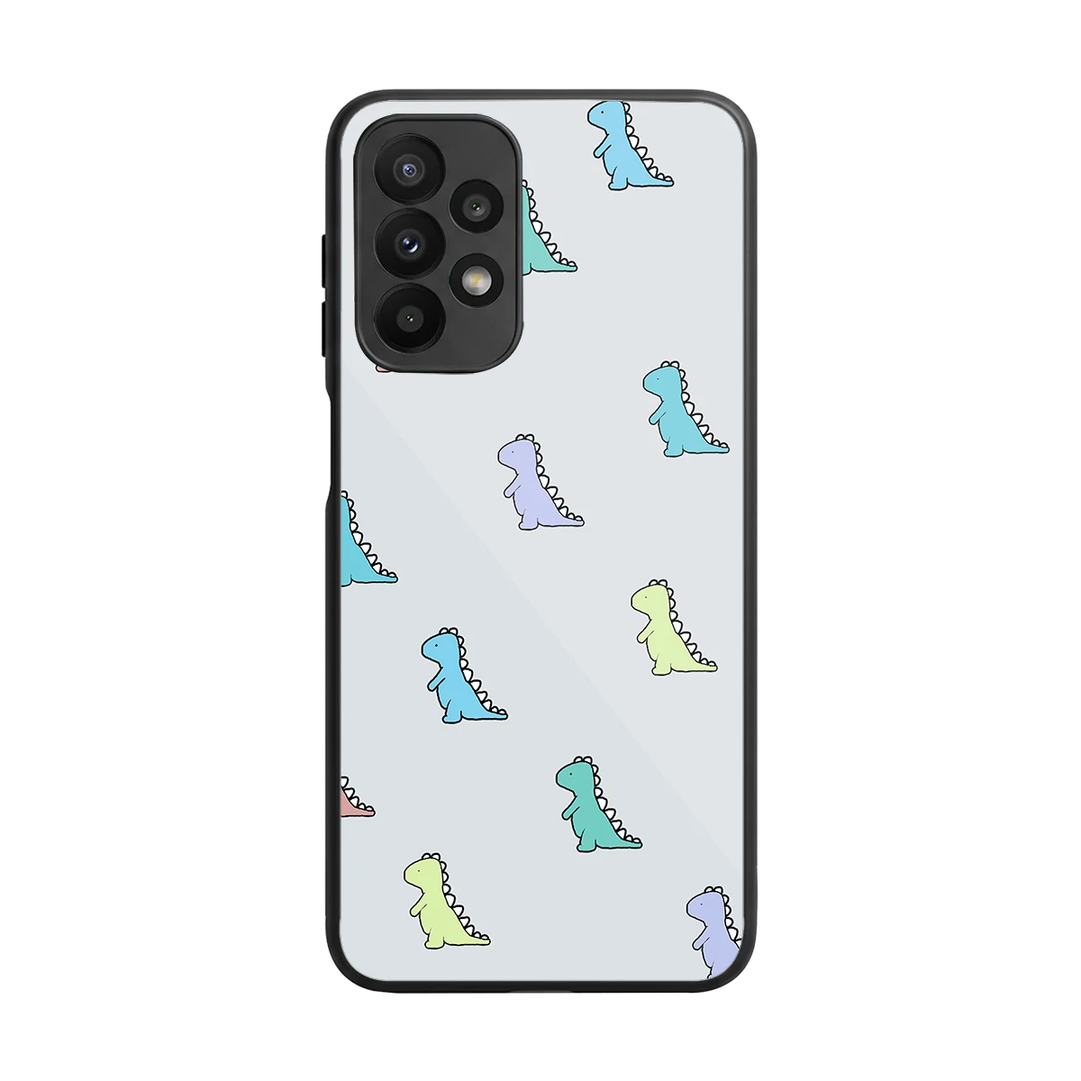 Dino back phone cover | glass case for samsung galaxy a23
