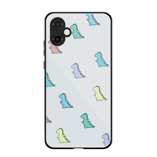 Dino back phone cover | glass case for samsung galaxy a06 5g