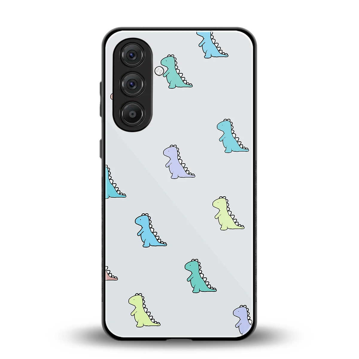 Dino back phone cover | glass case for samsung galaxy m36 5g