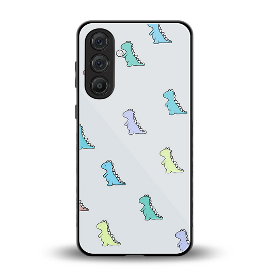 Dino back phone cover | glass case for samsung galaxy m36 5g