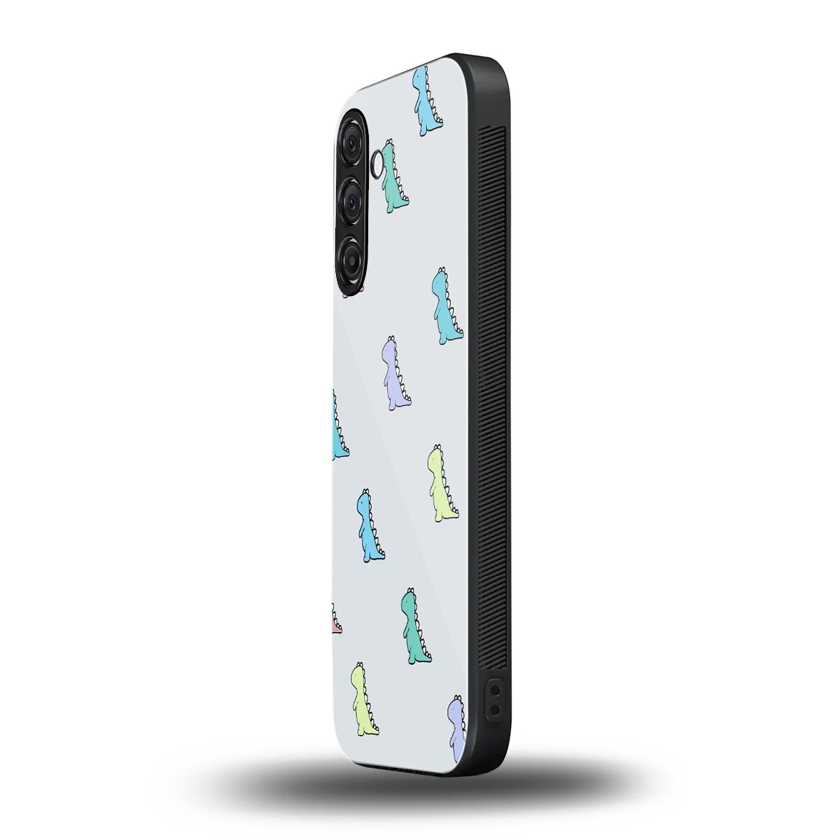 Dino samsung galaxy m36 5g mobile cover | shockproof glass phone case
