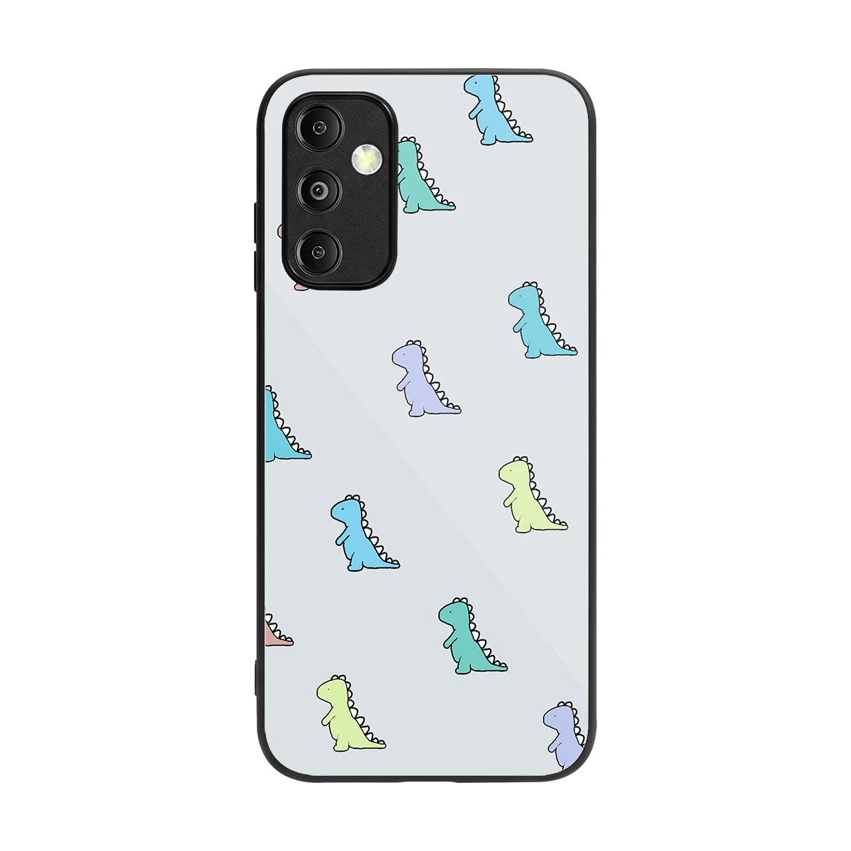 Dino back phone cover | glass case for samsung galaxy m14 5g