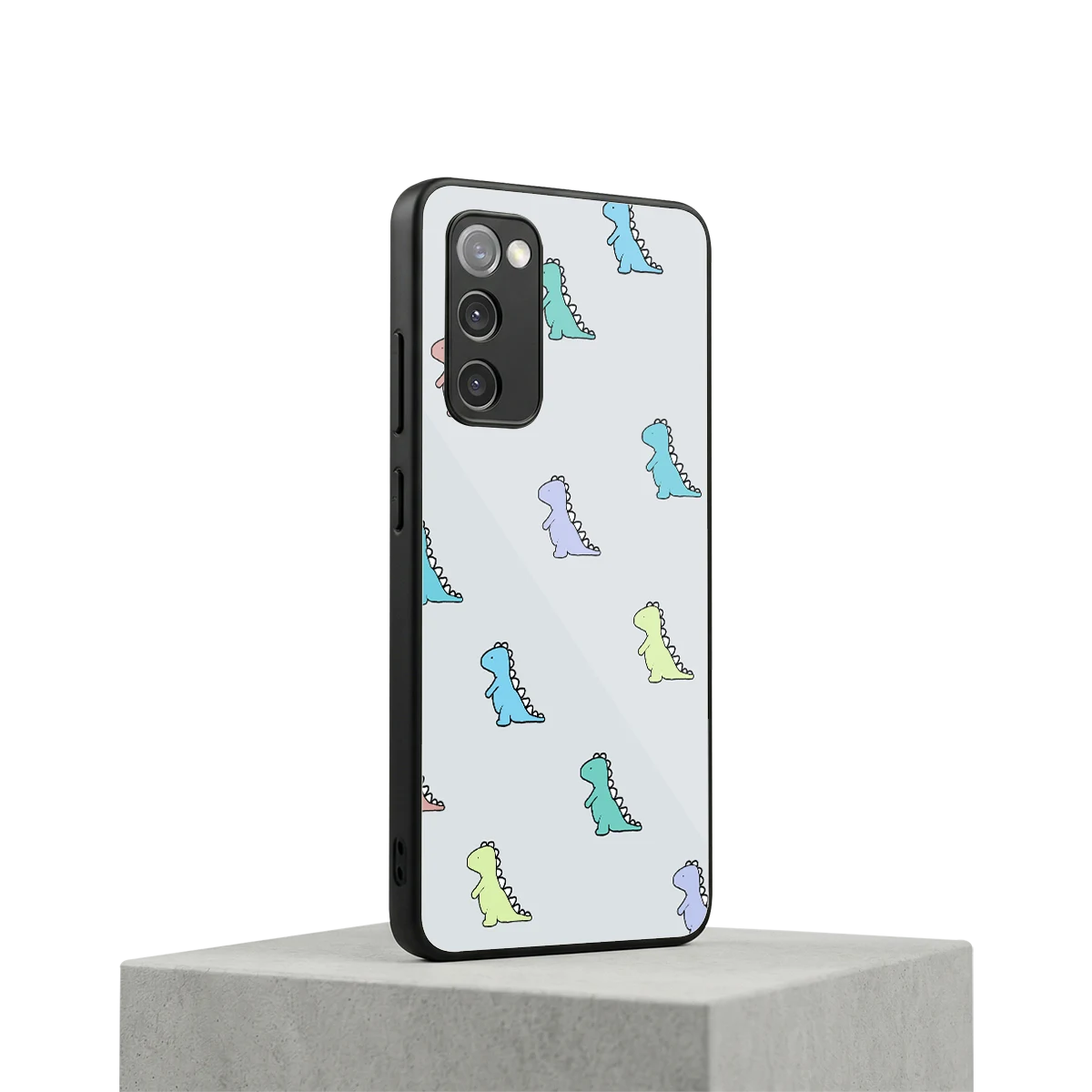 Dino samsung galaxy s20 fe mobile cover | shockproof glass phone case