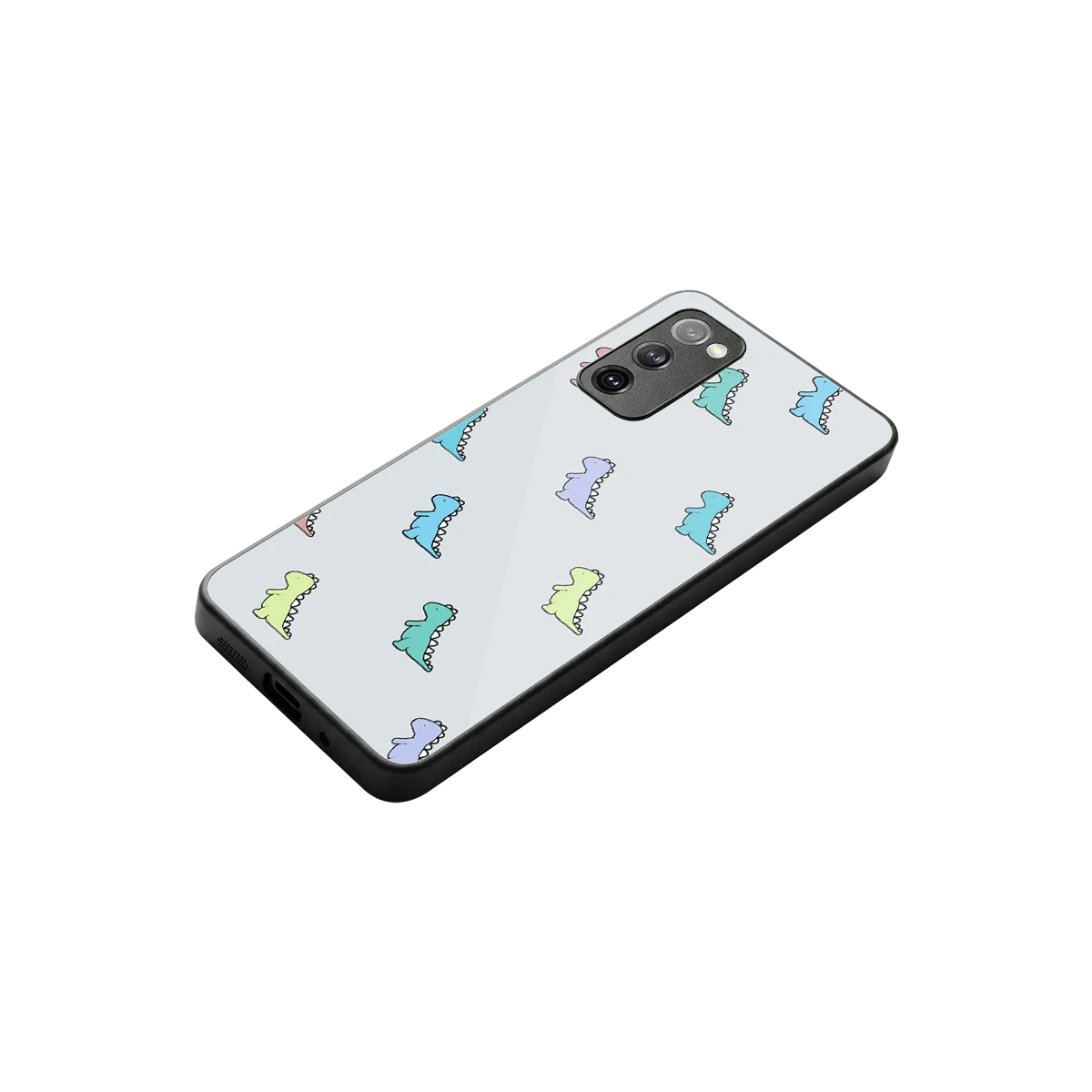 Dino stylish phone case for samsung galaxy s20 fe | glossy glass and slim fit