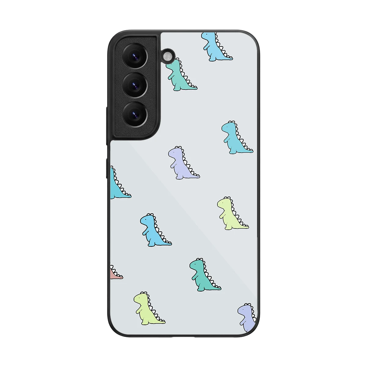 Dino back phone cover | glass case for samsung galaxy s22