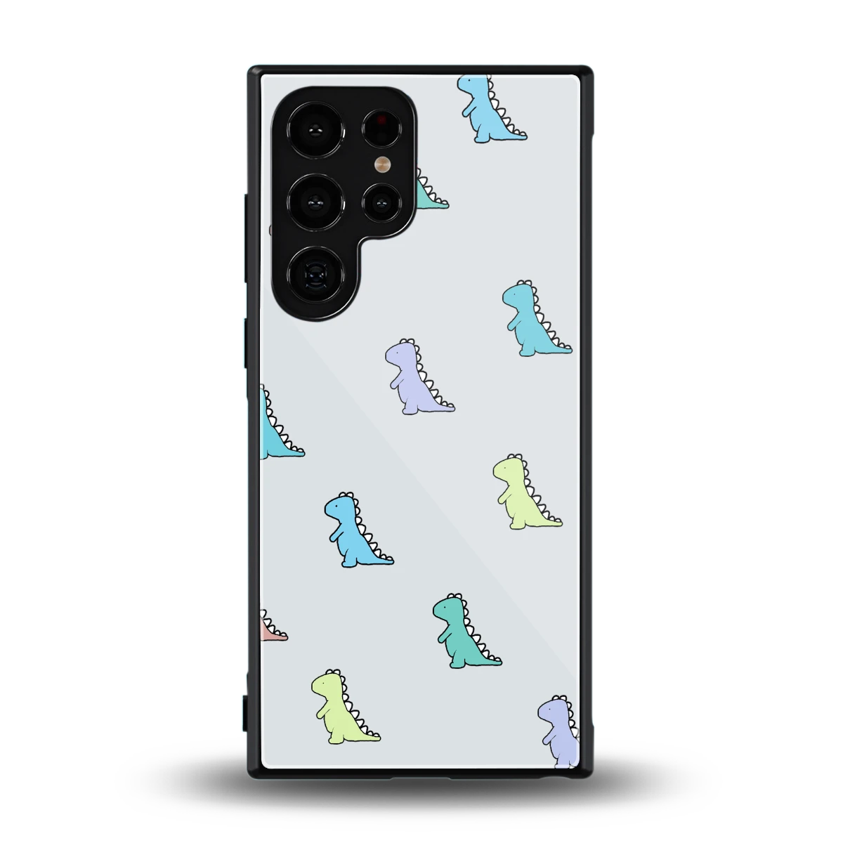 Dino back phone cover | glass case for samsung galaxy s23 ultra