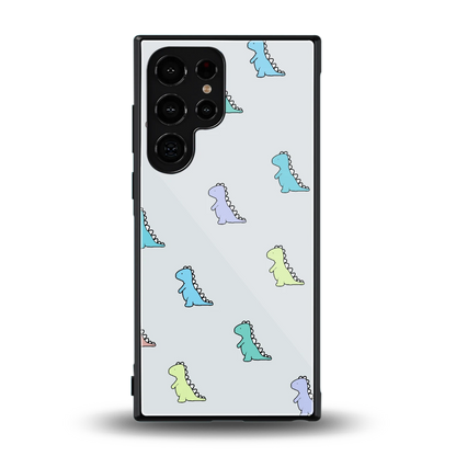 Dino back phone cover | glass case for samsung galaxy s24 ultra