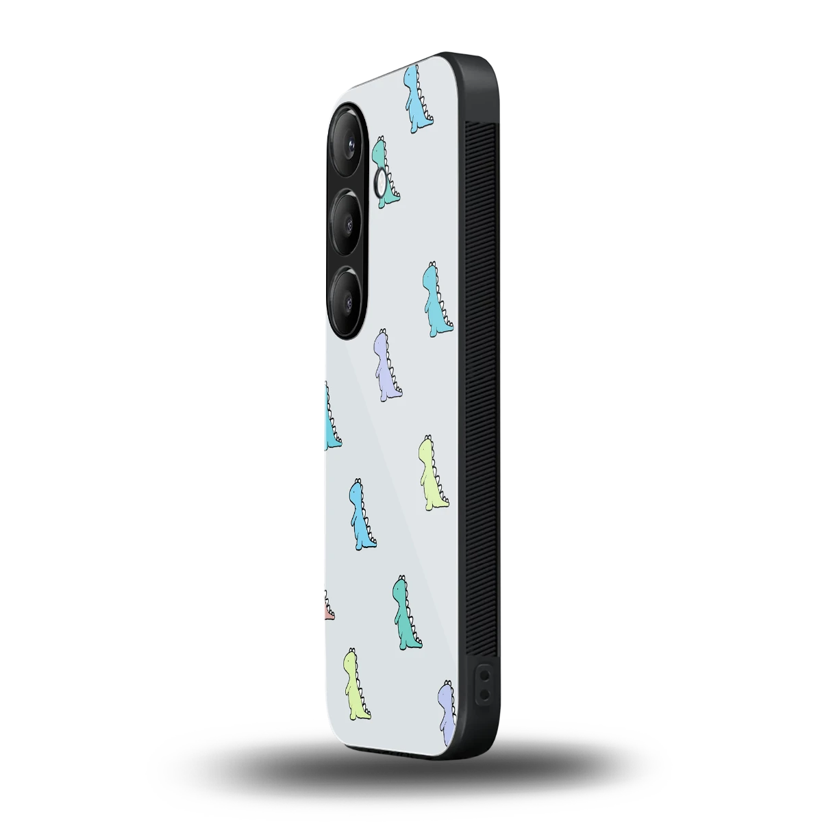 Dino samsung galaxy s24 mobile cover | shockproof glass phone case