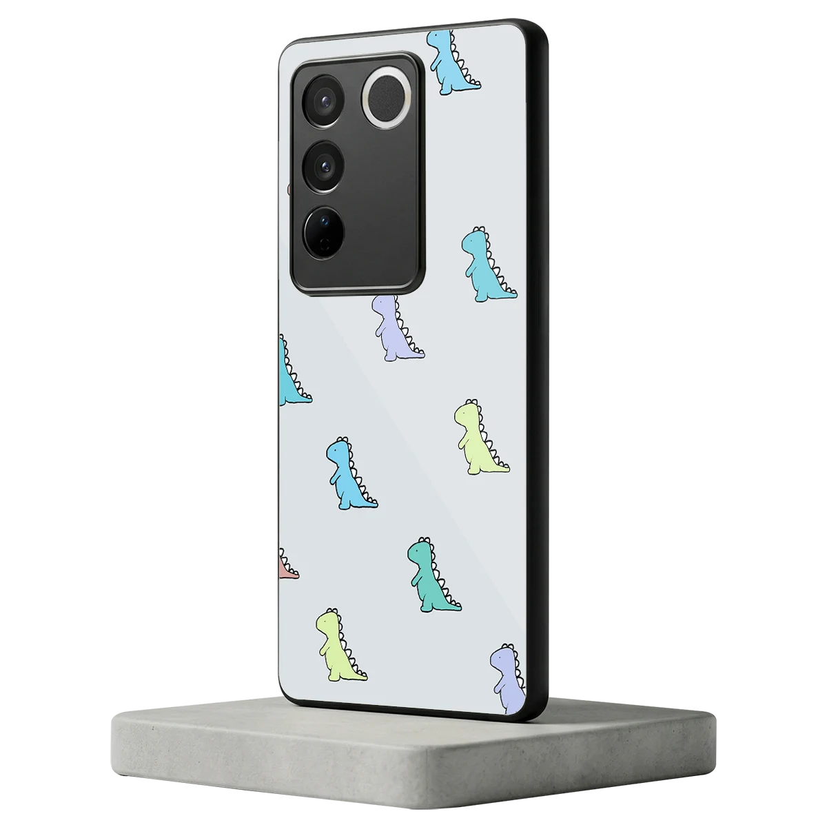 Dino vivo v27 5g mobile cover | shockproof glass phone case