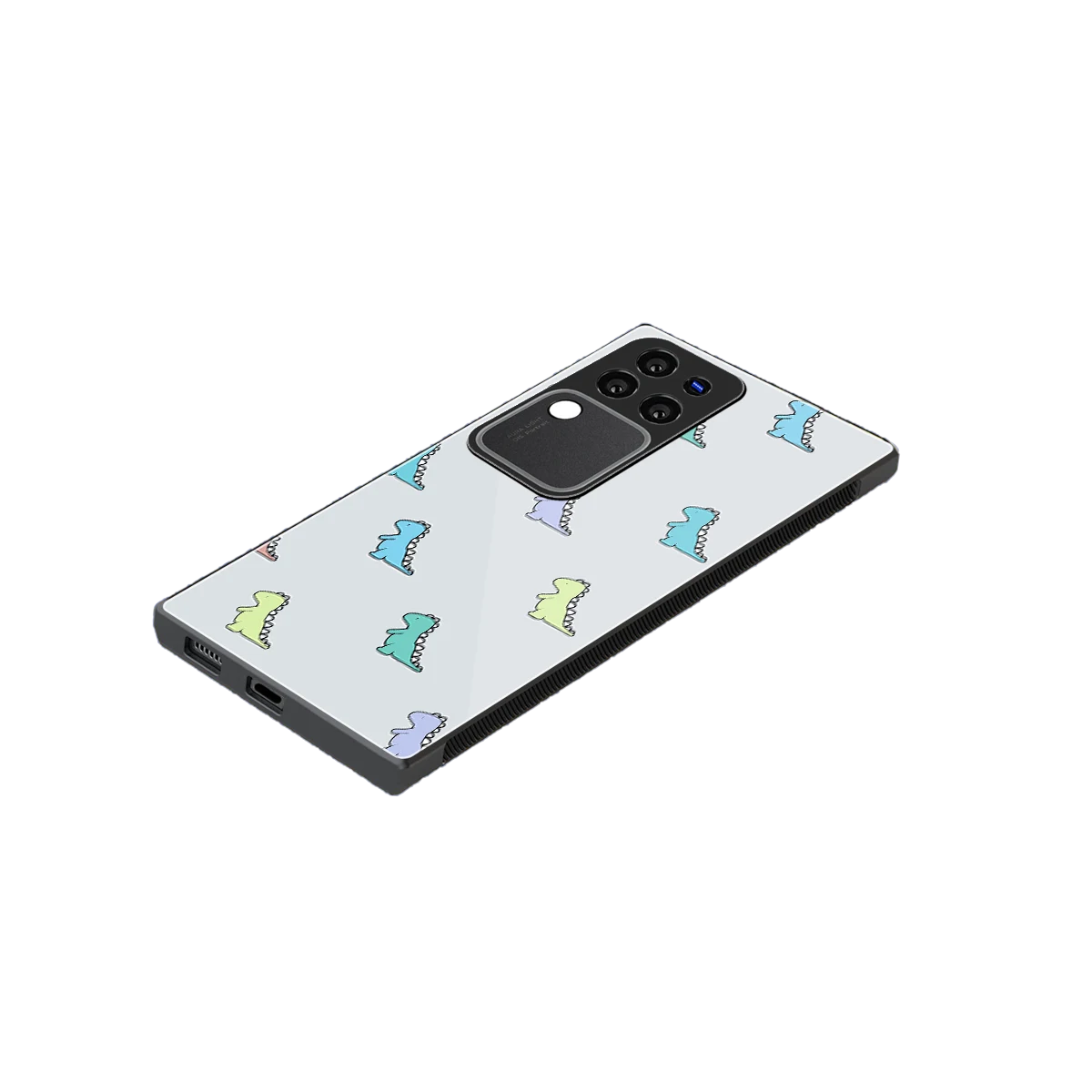 Dino stylish phone case forvivo v30 pro | glossy glass and slim fit