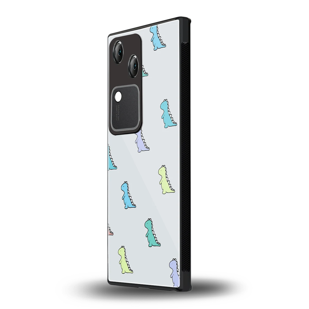 Dino vivo v30 mobile cover | shockproof glass phone case