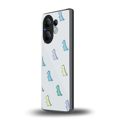 Dino vivo v60 mobile cover | shockproof glass phone case