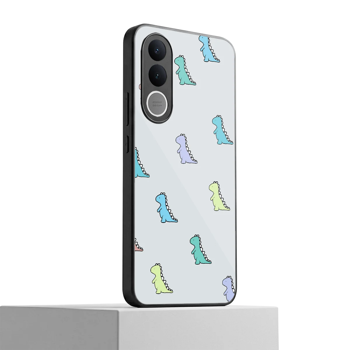 Dino vivo v70 fe mobile cover | shockproof glass phone case