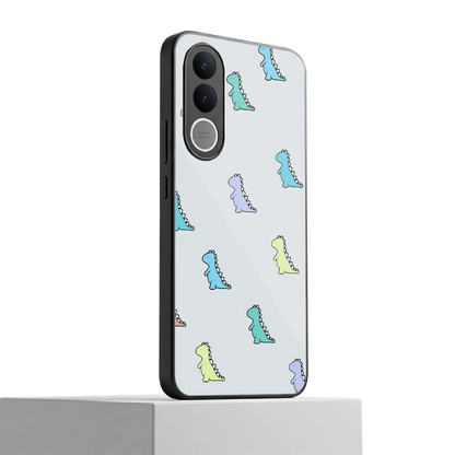 Dino vivo v70 fe mobile cover | shockproof glass phone case