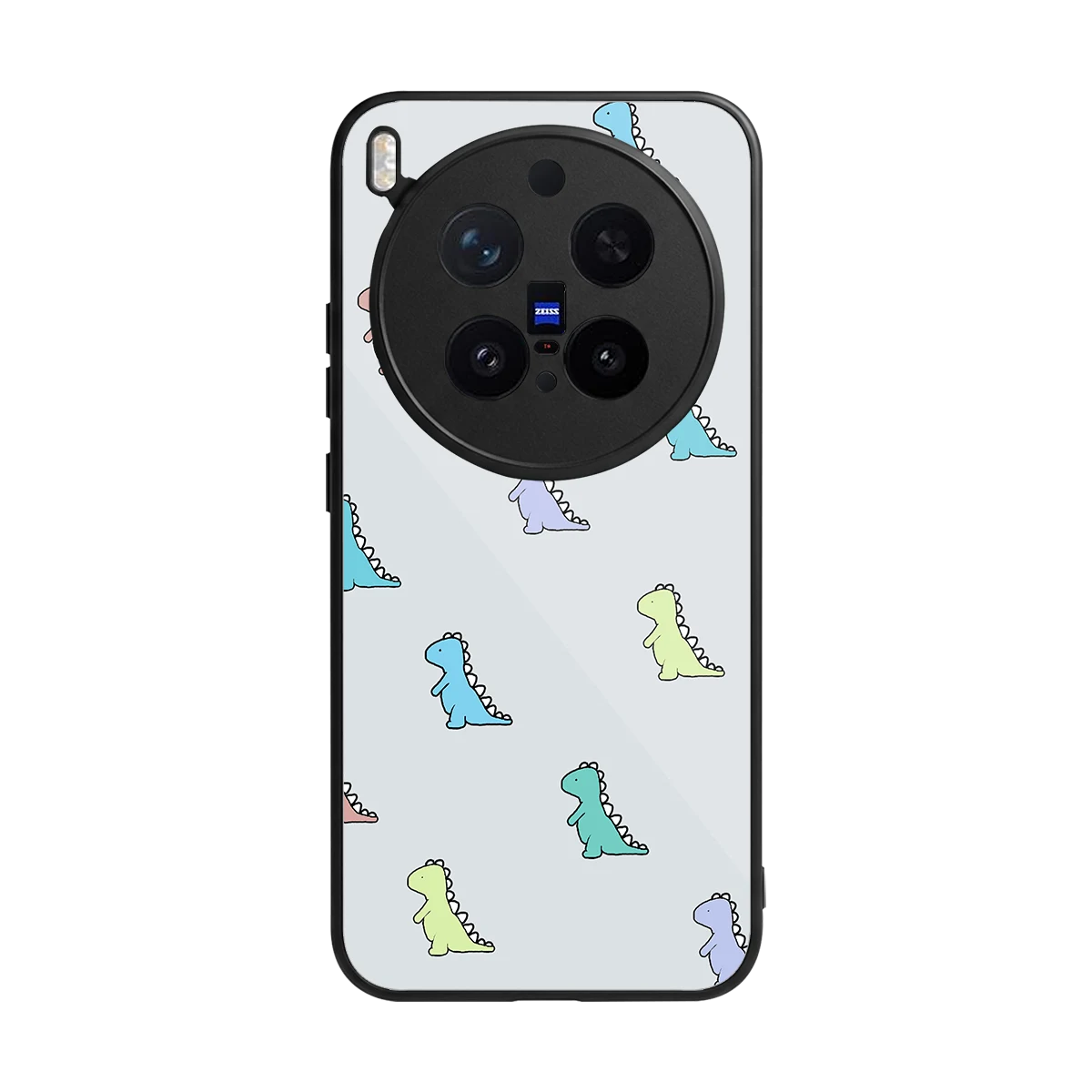 Dino back phone cover | glass case for vivo x300 pro