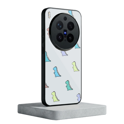 Dino vivo x300 pro mobile cover | shockproof glass phone case