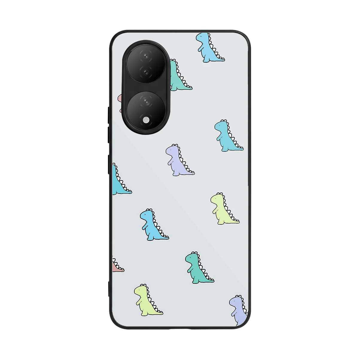 Dino back phone cover | glass case for Vivo-y100
