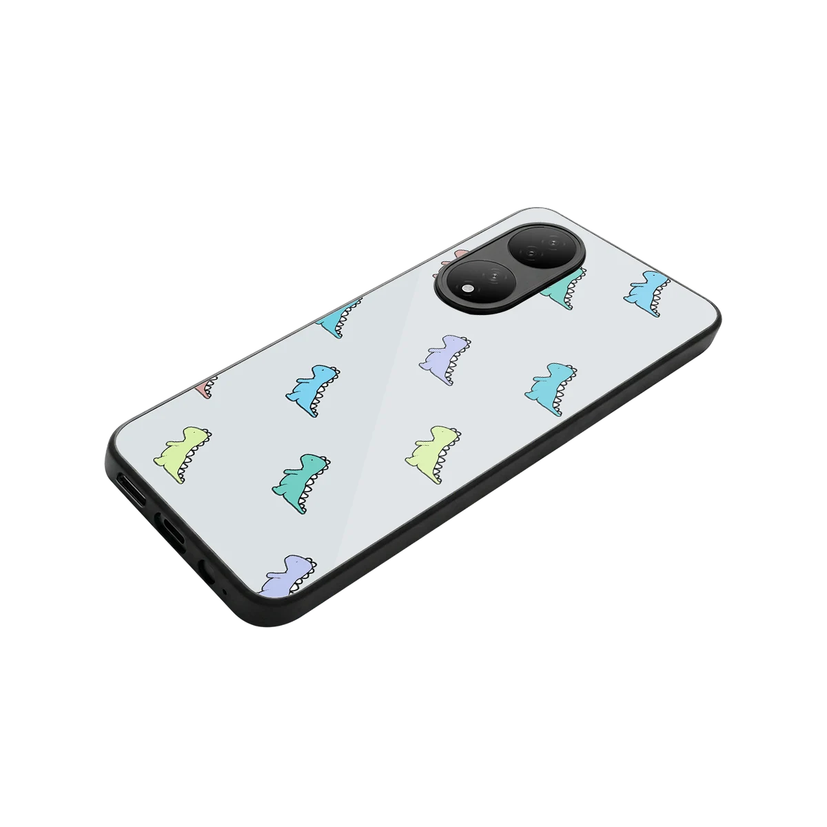 Dino stylish phone case for Vivo-y100 | glossy glass and slim fit