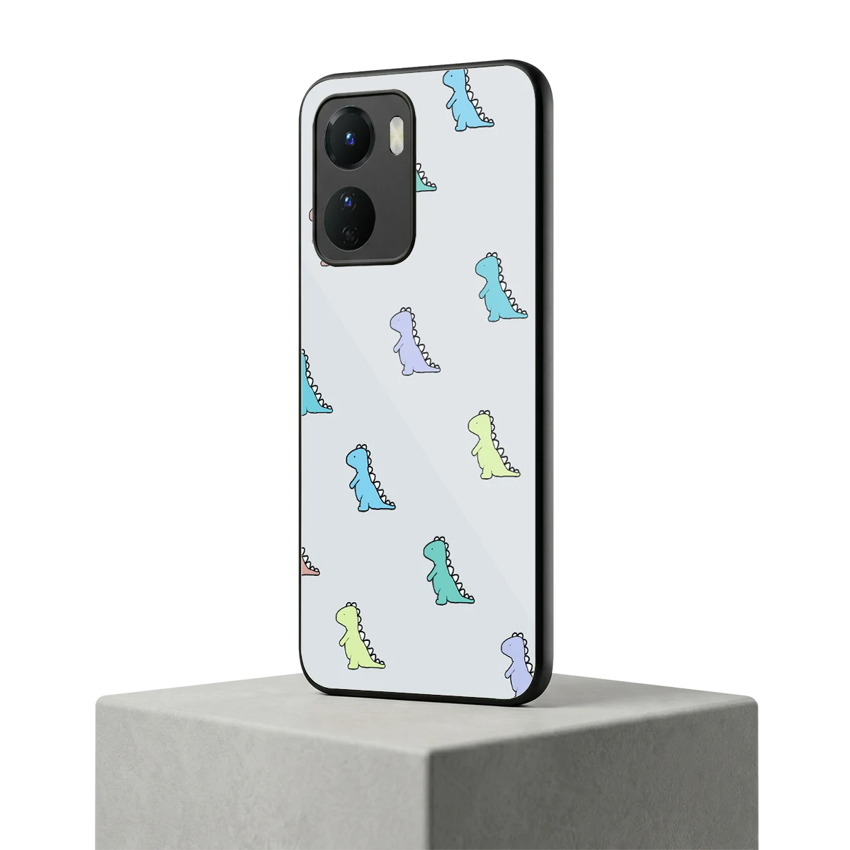 Dino vivo y16 mobile cover | shockproof glass phone case