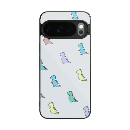 Dino back phone cover | glass case for google pixel 10 pro
