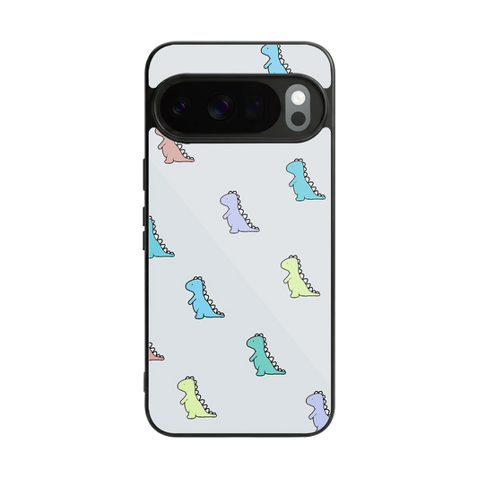 Dino back phone cover | glass case for google pixel 10 pro
