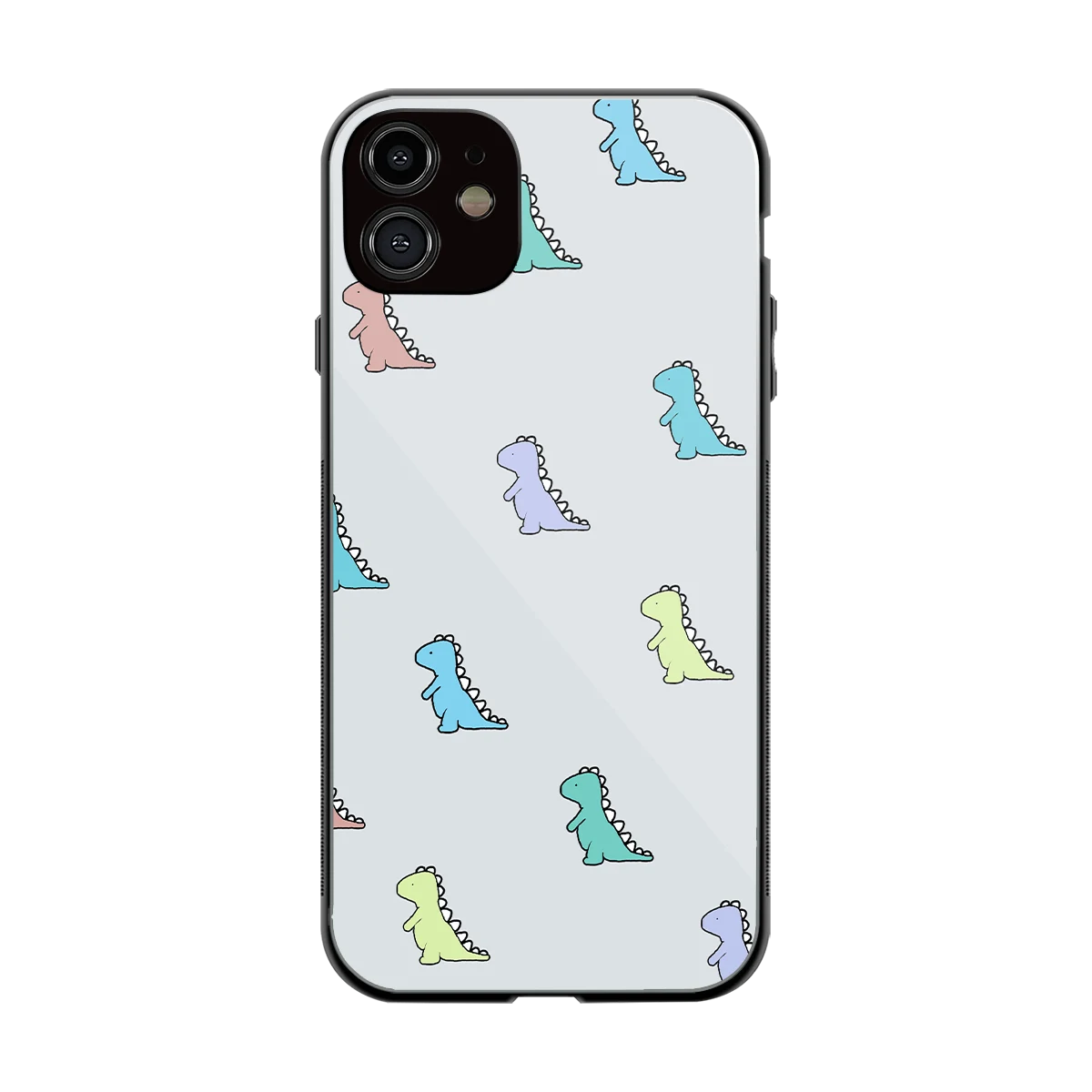 Dino back phone cover | glass case for iphone 12