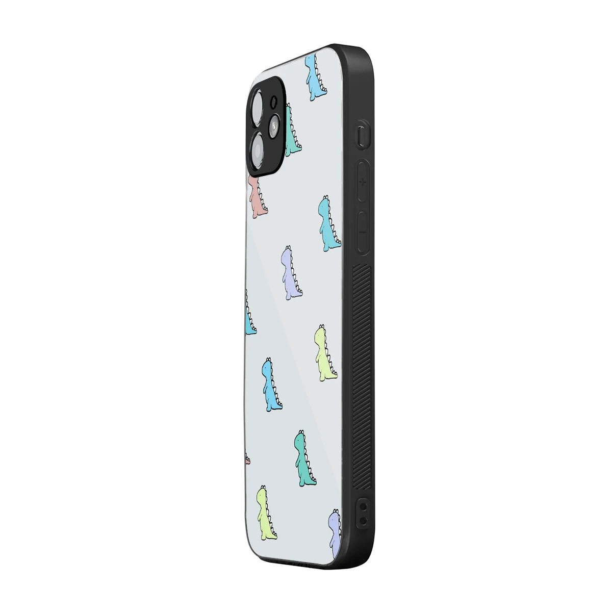 Dino iphone 12 mobile cover | shockproof glass phone case