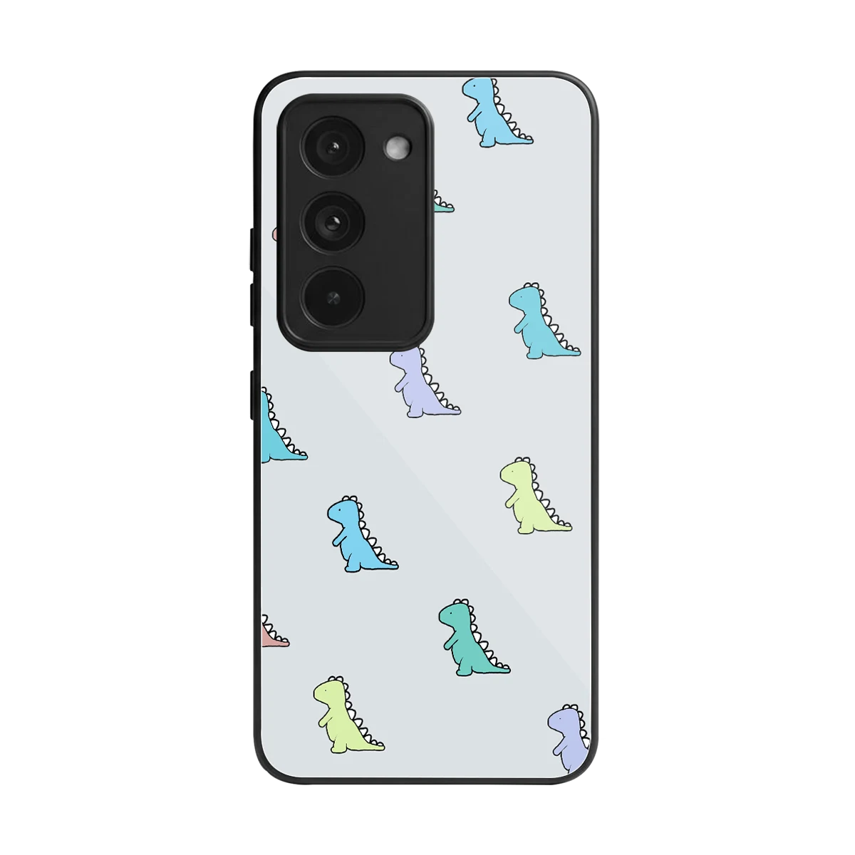 Dino back phone cover | glass case for redmi 15 5g